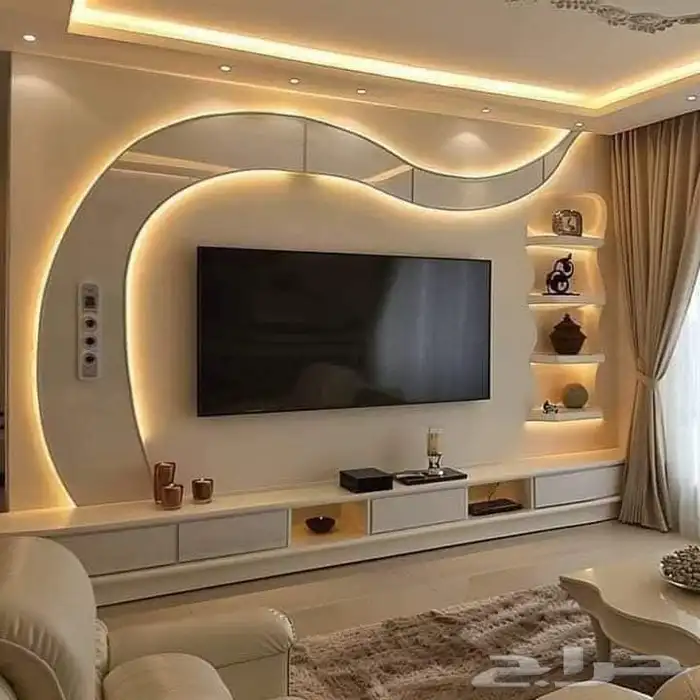أحداث أنواع الديكورات الجبسيه الحديثة وبديل خشب وبديل رخام 3
