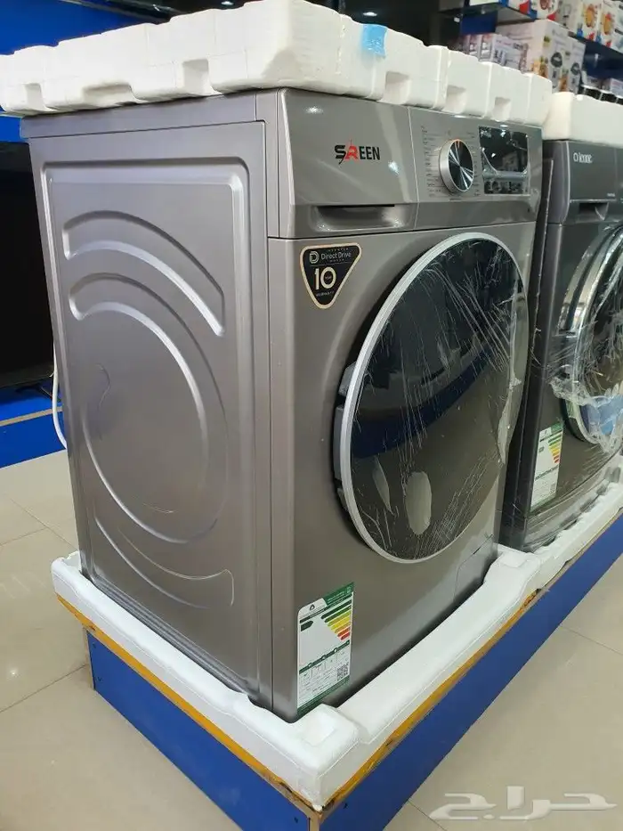 غسالة 10 كيلو فتحة امامي غساله اتوماتيك توماتيك تنشيف 75 100 0