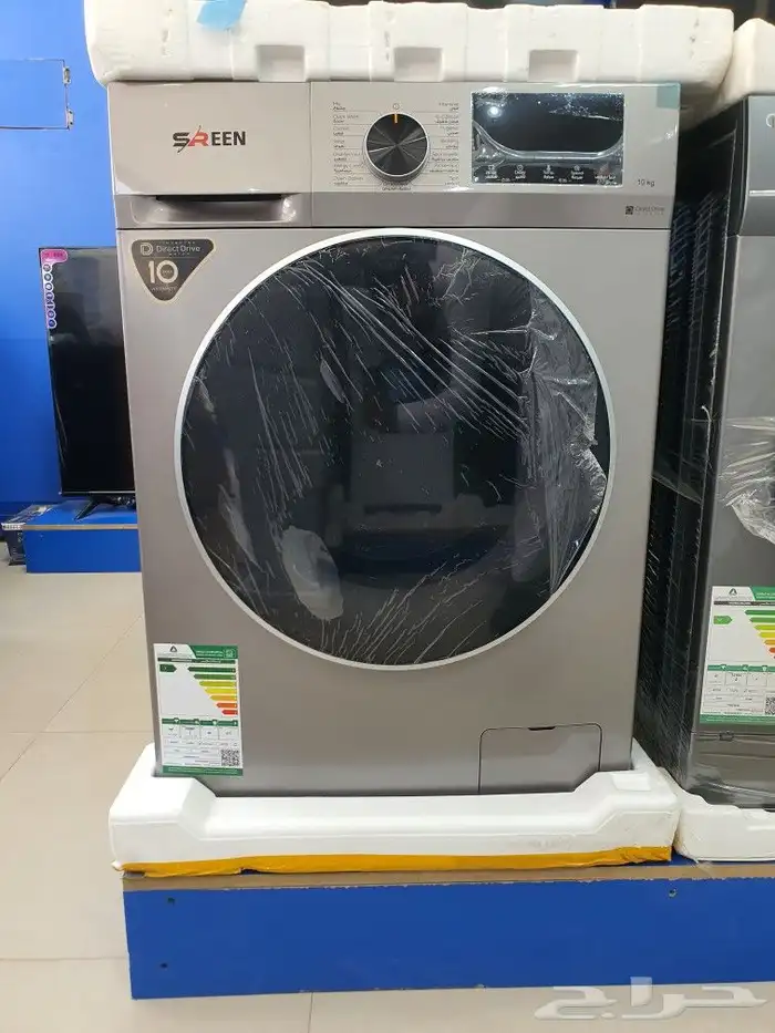 غسالة 10 كيلو فتحة امامي غساله اتوماتيك توماتيك تنشيف 75 100 4