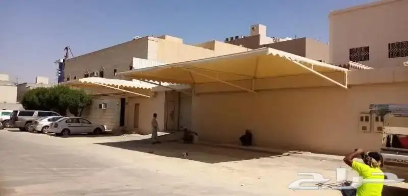 بيت شعر قرميد تلبيس قماش مضلات سيارت 3