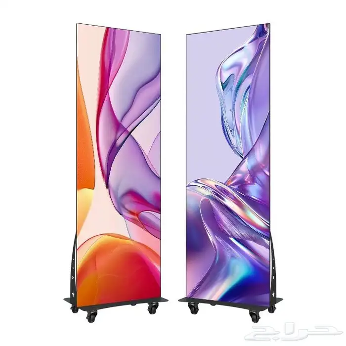 جديد شاشات اعلانية طولية للمتاجر وجميع الفعاليات 0