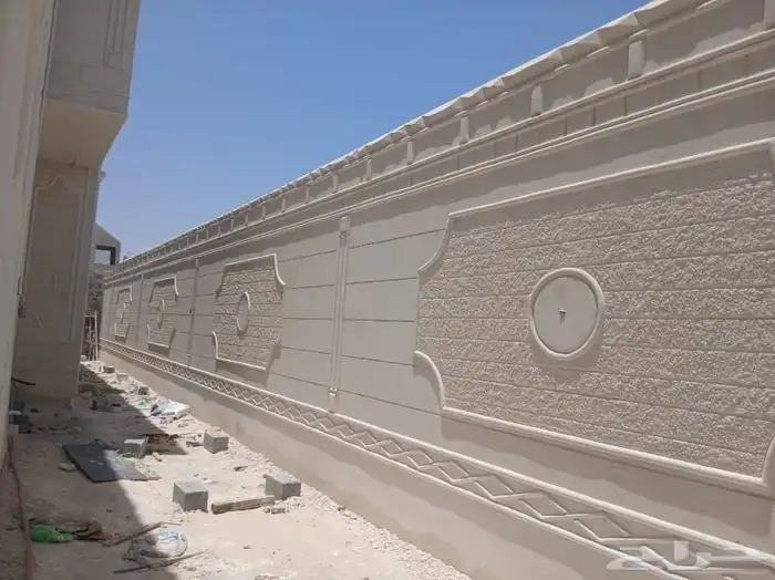 لياسه ملونه و ترميم واجهات قديمه 2