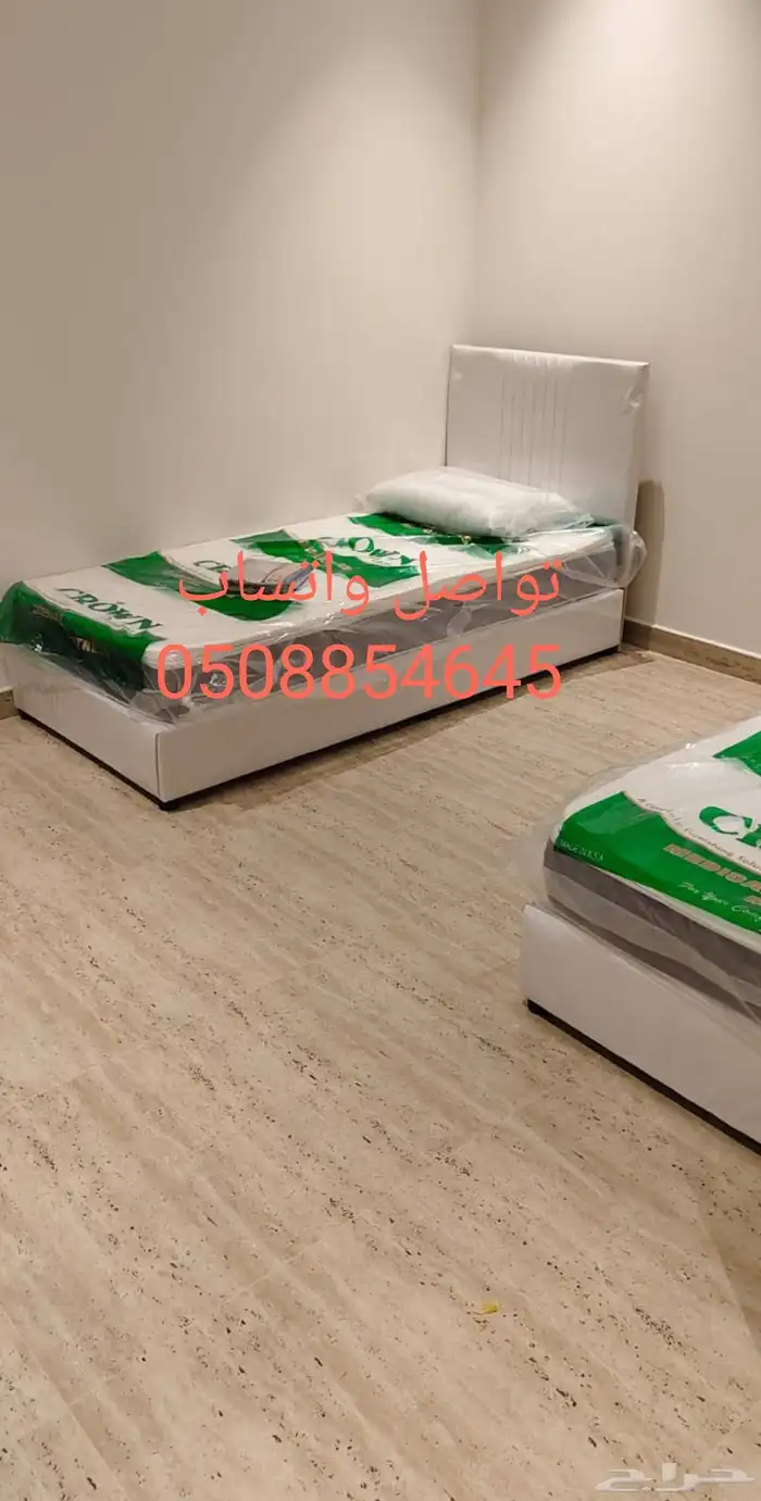 اسره خشب وسراير حديد ومراتب ومفارش وبطانيات ومخدات 1