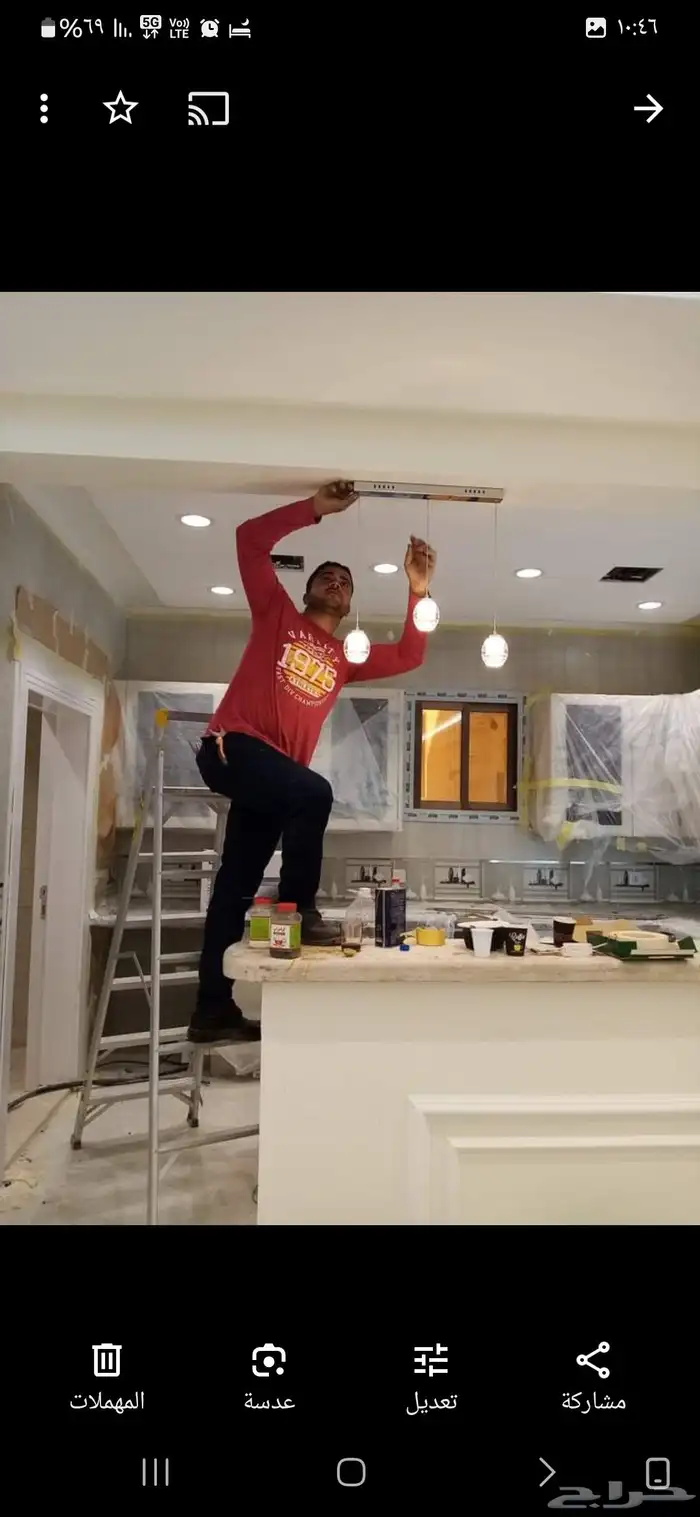 معلم كهربائي مصري منطقة عسير 4