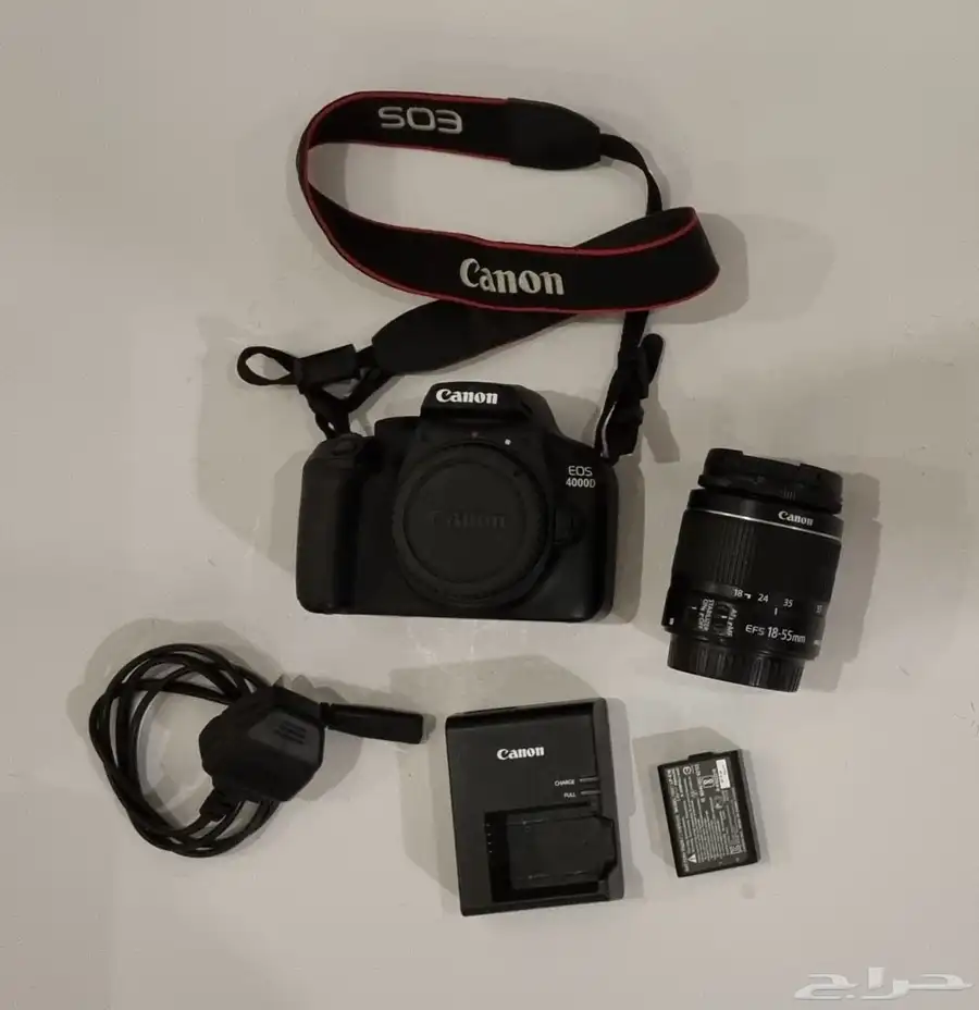 كاميرا كانون 4000D استخدام بسيط مع عدسة canon camera 0