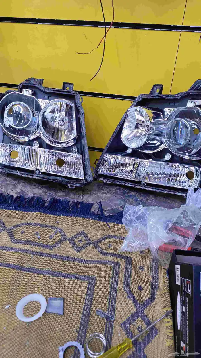 انوار عدسات ليد زنون شمعات اسطبات محولات اصلاح ليد نهاري ترك 8