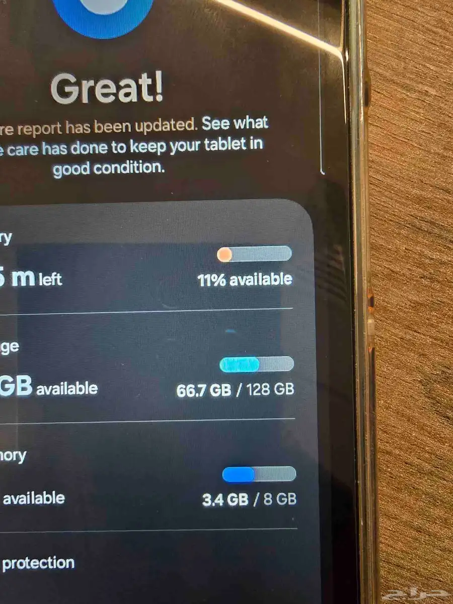 samsung galaxy tab A9 index
