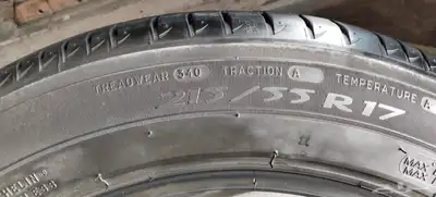 كفرات سوناتا النترا اكورد ميشلان 215 55 17 0