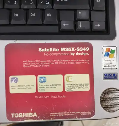 لابتوب قديم Toshiba Satellite M35X-S349 3