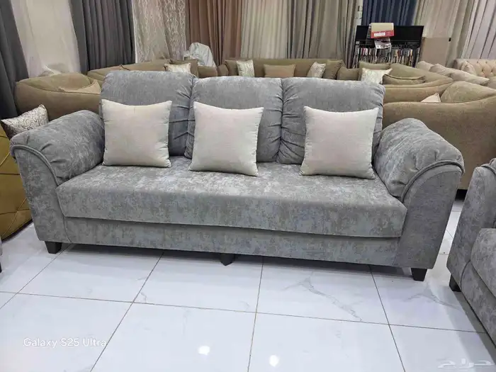 كنب امريكي خمس قطع 4