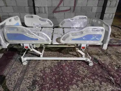 سرير طبي كهربائي عرض متر طول مترين معا المرتبه جديد 6