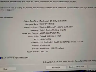 Asus Zenbook 8