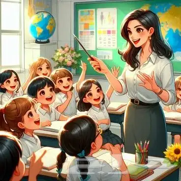 معلمه جميع المواد متابعه مع الطالب اثناء الدراسه 0