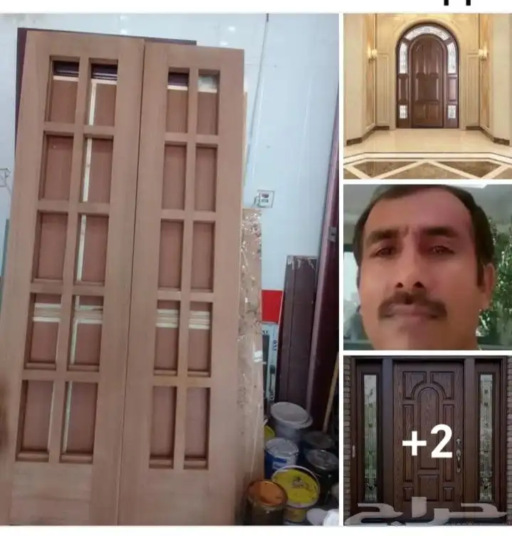 ابواب الخشب سويدي تركيب التفصيل 9