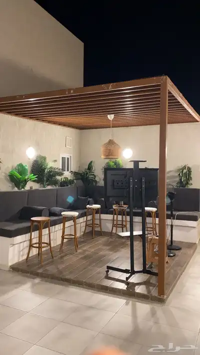 تنسيق.حدايق مكه شلات مظلات وجلست عشب الأرضي عشب جدريه بدل خش 0