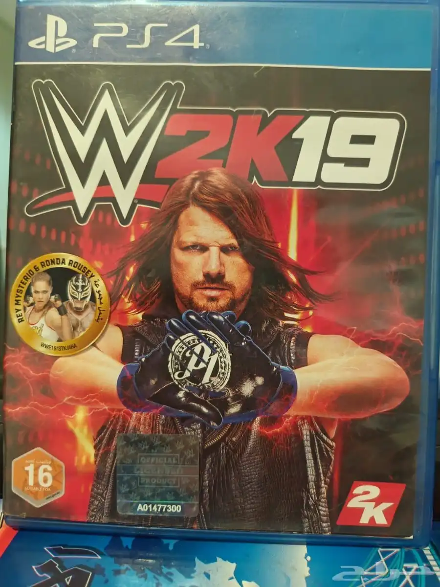 للبيع شريط WWE 2K19 (PS4) شغال على PS4 و PS5 0