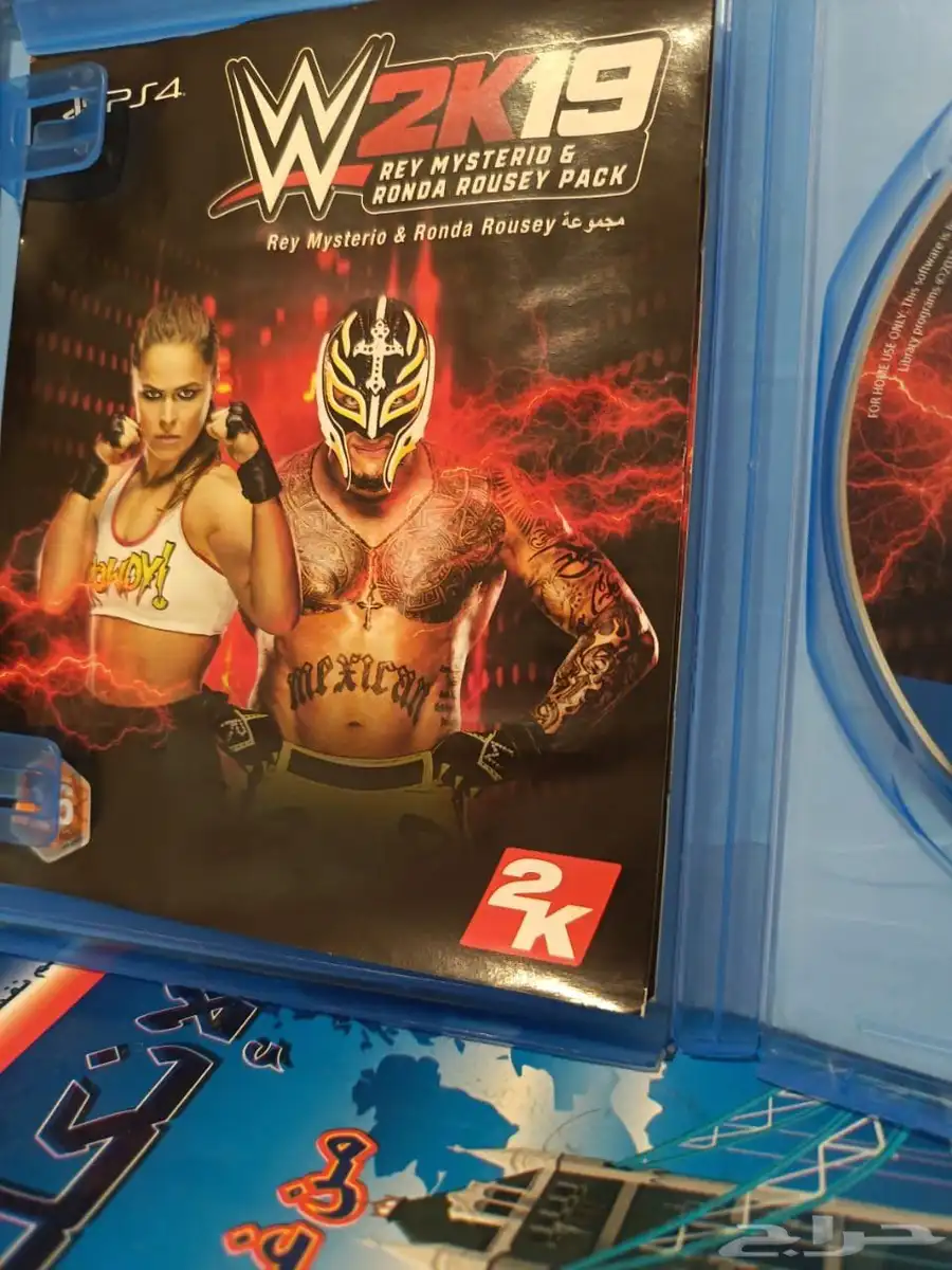 للبيع شريط WWE 2K19 (PS4) شغال على PS4 و PS5 3