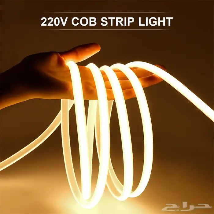 سترب لايت خارجي cob 50متر مباشر 220 فولت 9