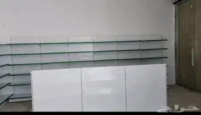 رفوف سوبر ماركت بقالةاستندات صيدلية خانات مستودع جديدومستخدم 9