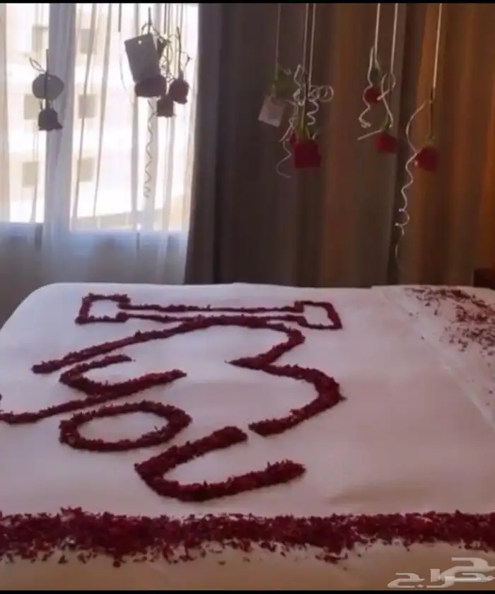 تزيين غرف فنادق شاليهات ورد هدايا عرسان 10
