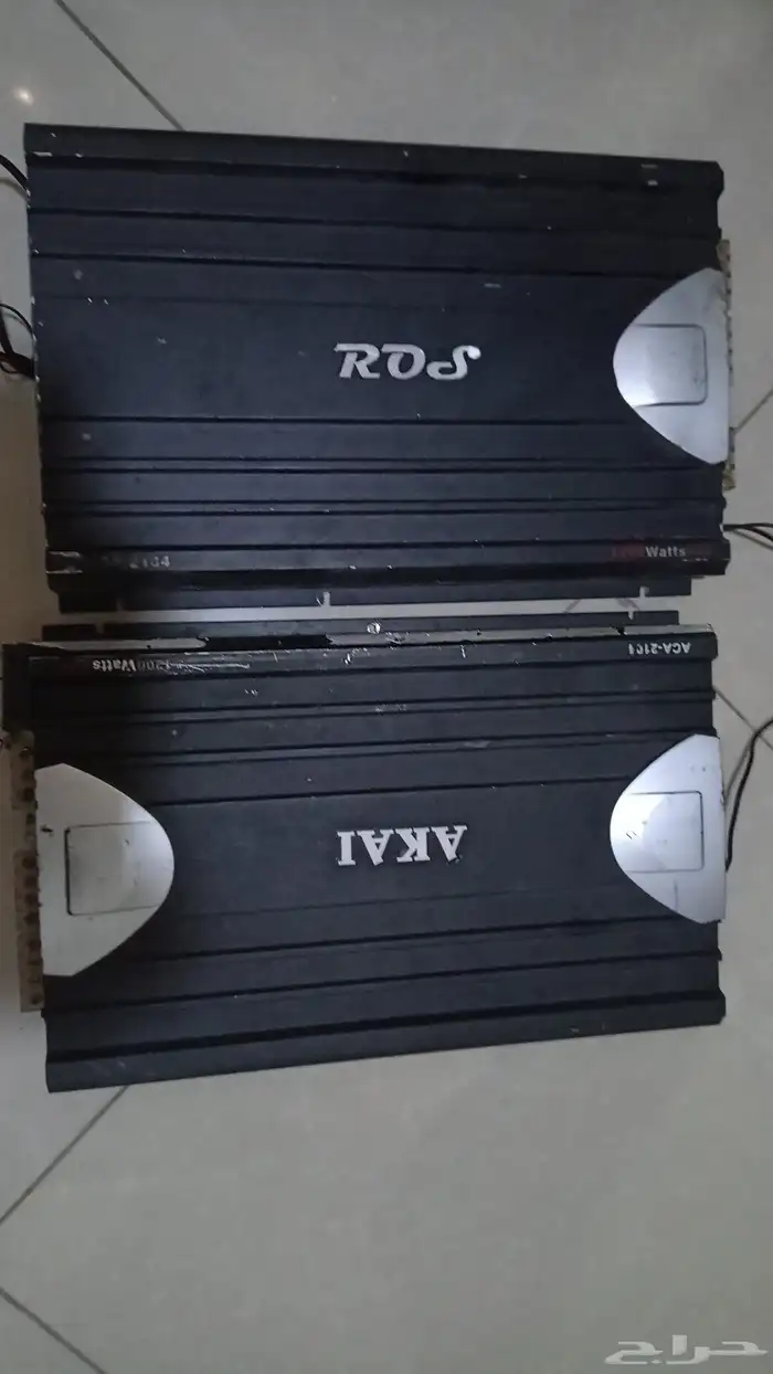 2 مضخم صوت سيارة أصلي 1200 واط و600 واط 2