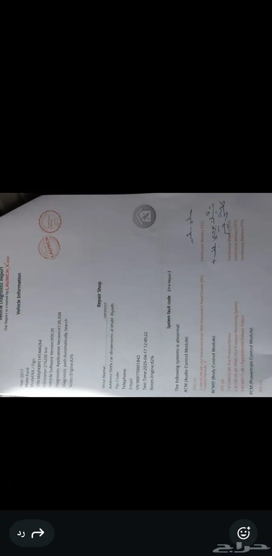 فورد فيجو 2017 index