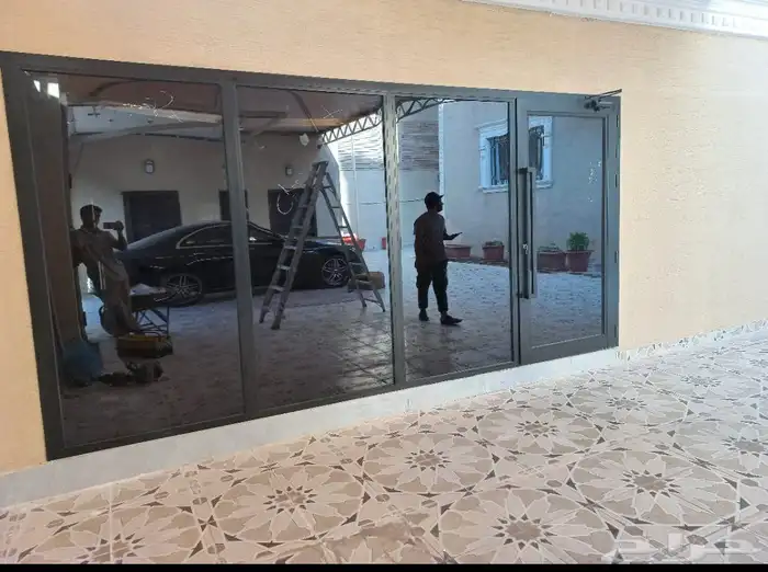 فني المنيوم شبابيك واجهات قزاز شاور تغيير القزاز صيانه 4