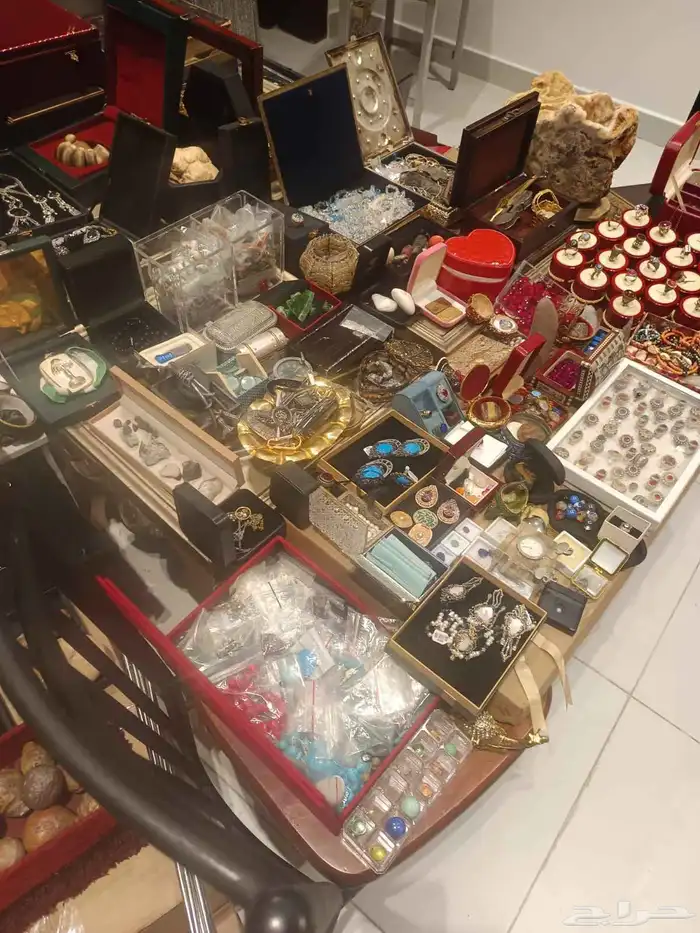 خواتم وسبح واحجار كريمة عقيق وروبي وشبيه الماس 0