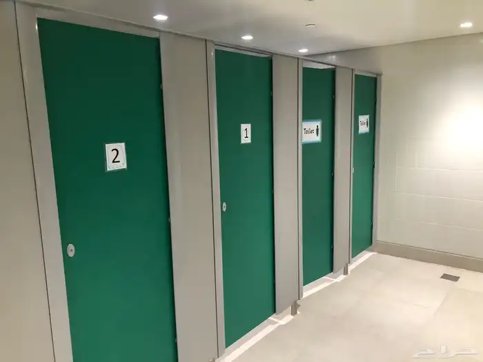 قواطع حمامات HPL ضد الماء _ جودة وضمان 9