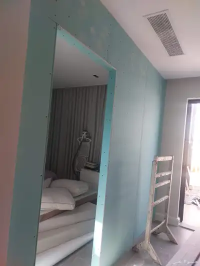 دي ورات جبس جبسبور  جدر سقوف تركيب سمينت بور  جدران ارياض 3