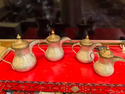 طقم 4 دلال منفخة ومخزنة لم تستخدم 0