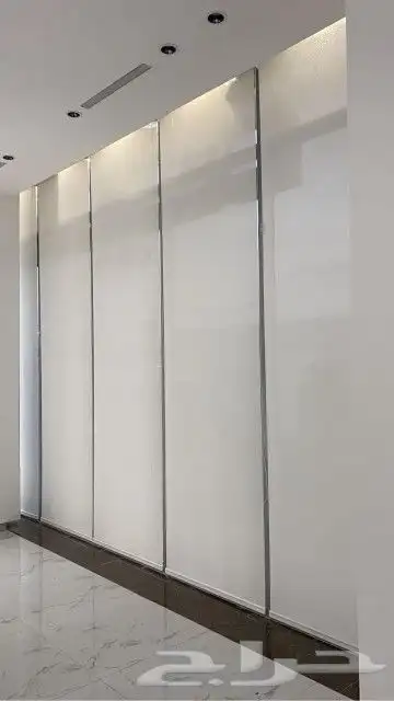 ستائر رول بلاك أوت ستاير كهربائية ستائر شرائح خشبية ومعدنيه 1