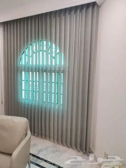 ستائر رول بلاك أوت ستاير كهربائية ستائر شرائح خشبية ومعدنيه 3