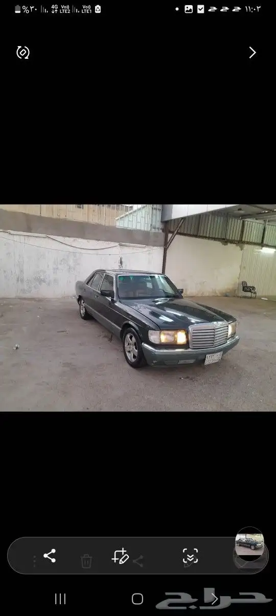 مرسيدس بنز 89 شرط علا الفحص للبيع اقبل البدل المناسب 0