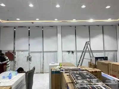 ستائر رول بلاك أوت ستاير كهربائية ستائر شرائح خشبية ومعدنيه 7