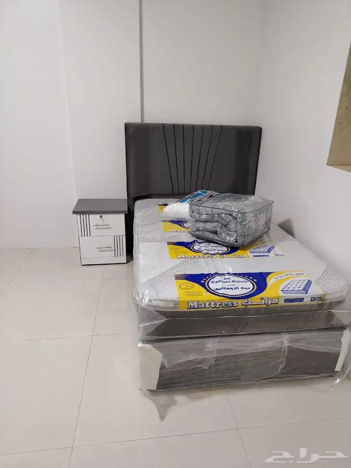 سرير مع مراتب جديد سعر مناسب 0