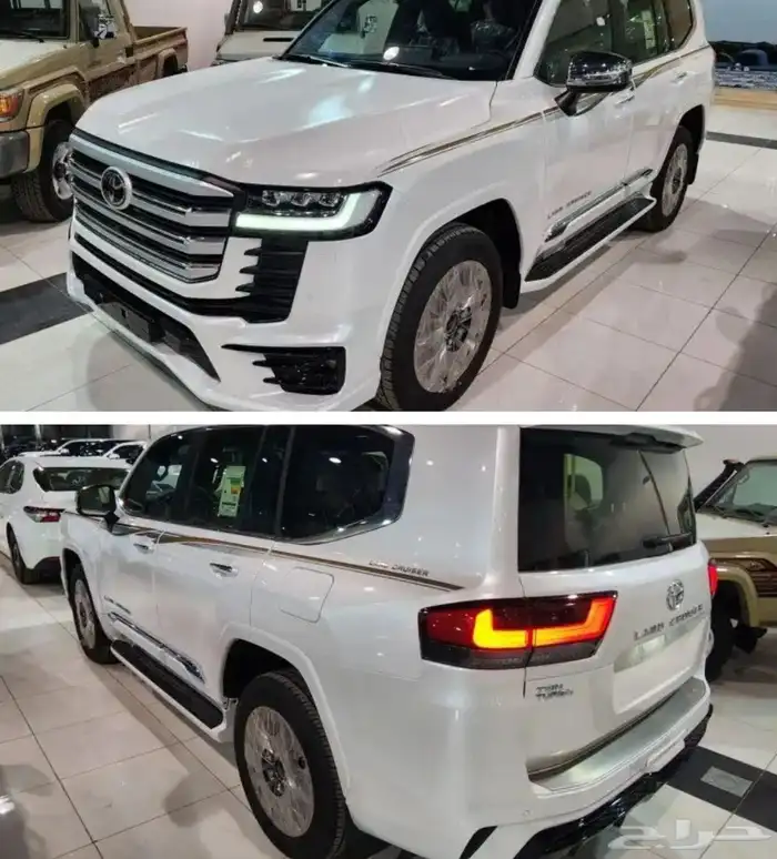 شمعات اماميه مع الاصطبات الخلفيه لاندكروزر 2022االى2025 9