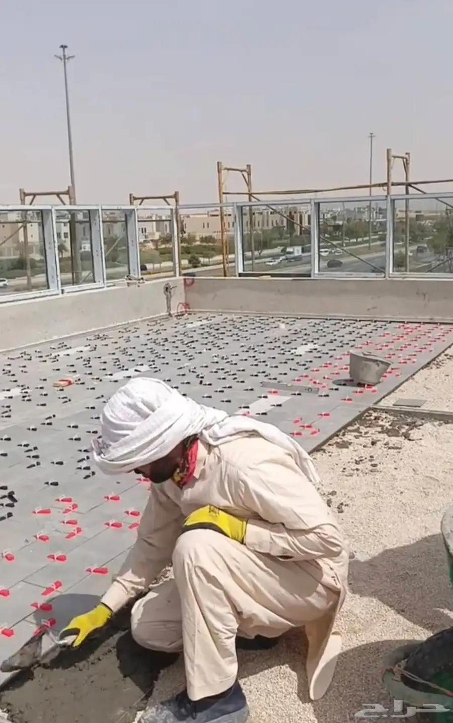 مبلط بلاط سرمي  روخام tile contractor Pakistani 4