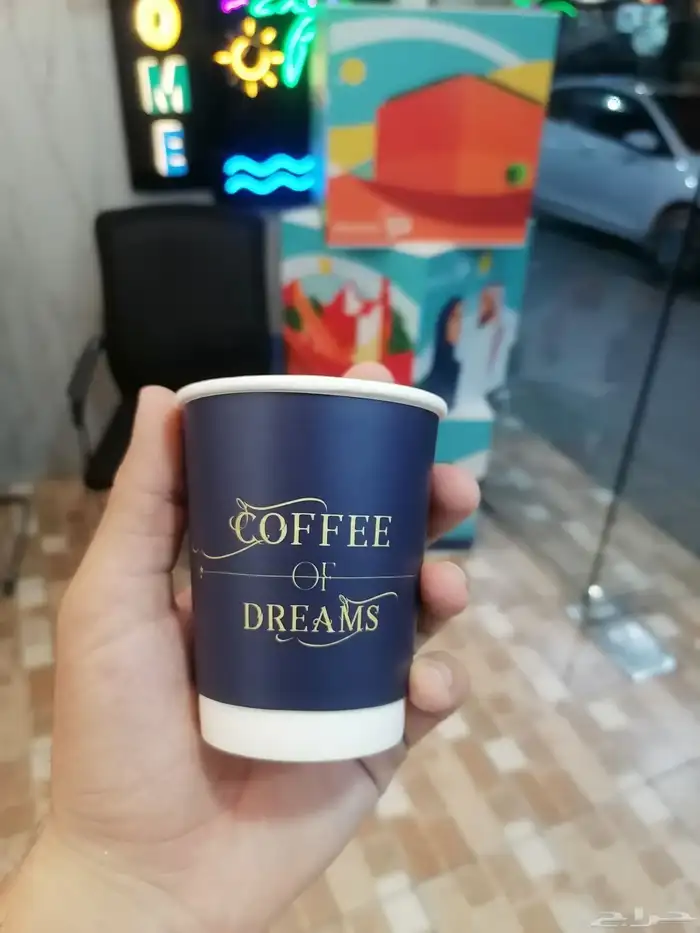 طباعة أكواب ورقية دبل وسنقل جميع المقاسات 28