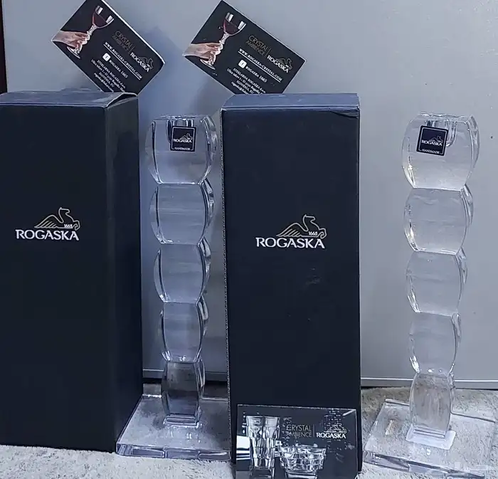 كاسات كريستال أو فازات ديكور من ماركة ROGASKAA. 0