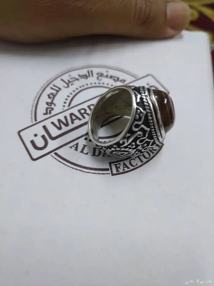 خاتم فضه عقيق يماني سليماني 7