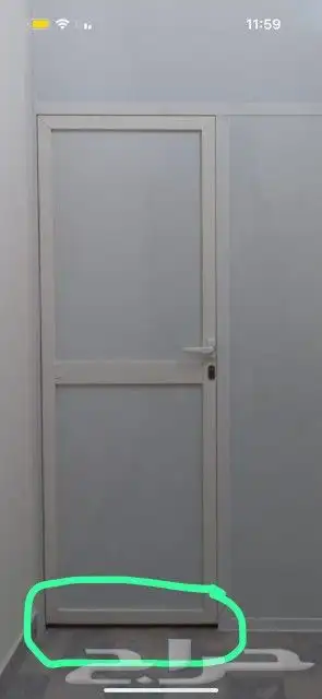 أبواب المينوم باب ليزر ابواب كلاعي ن  شباك حمام مضلات سواتر 3