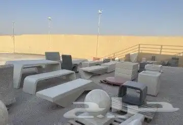 كرسي خرصانيه احواض زهةوار مصدات جميع منتجات خرصانيه 14
