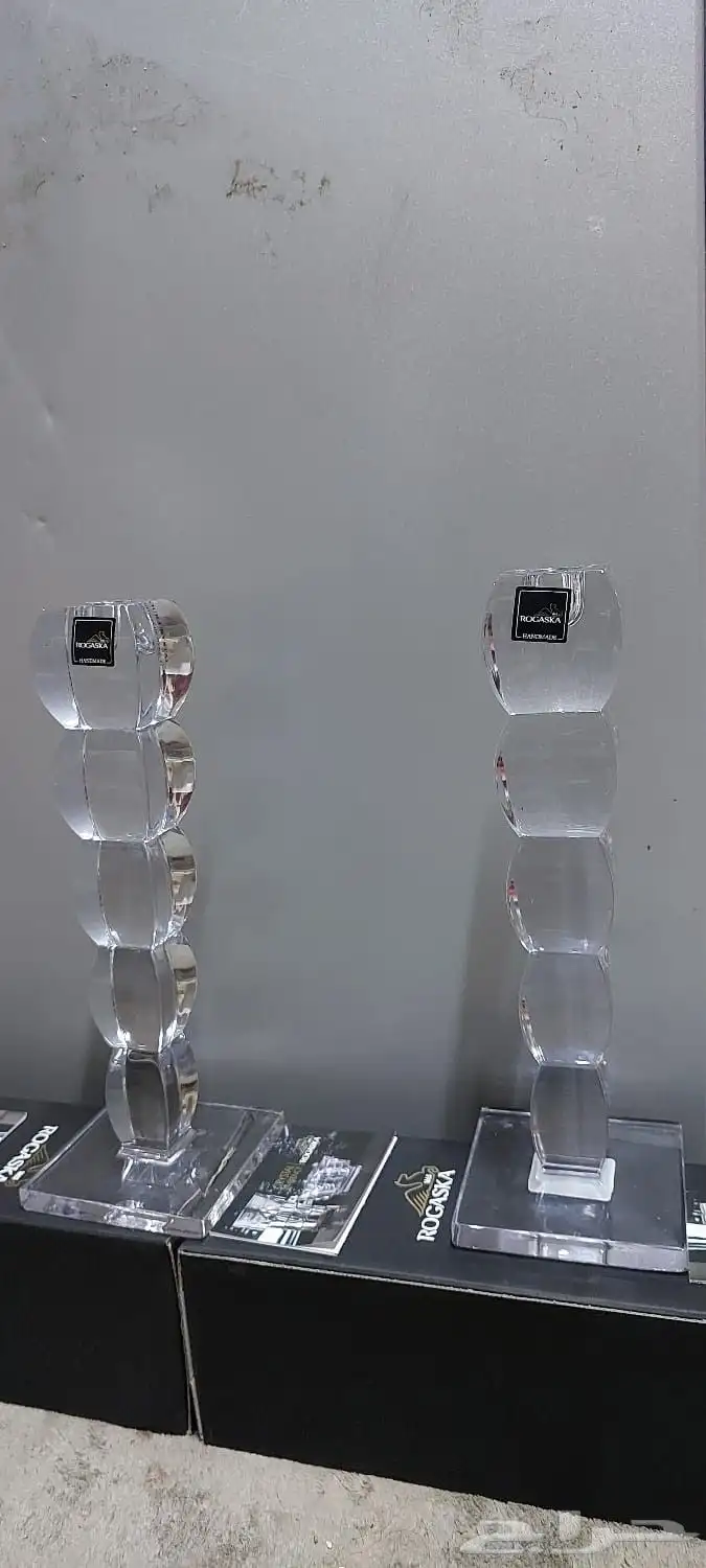كاسات كريستال أو فازات ديكور من ماركة ROGASKAA. 5