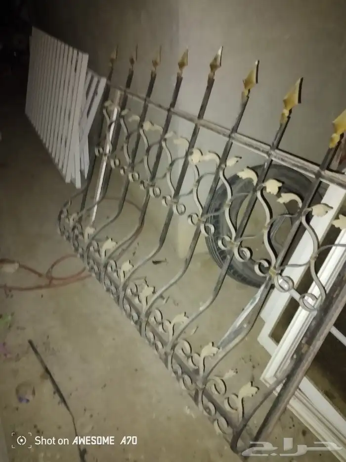 دريشة ألمنيوم مع الحامي للبيع مقاس مترونص ارتفاع متر 1