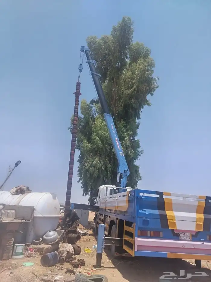 يوجد لدينا كرين ونش 5طن و8طن جديد اجار يومي وشهري 6