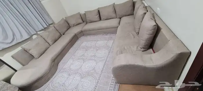 مجلس كنب مستخدم للبيع على سوم 3 4 0