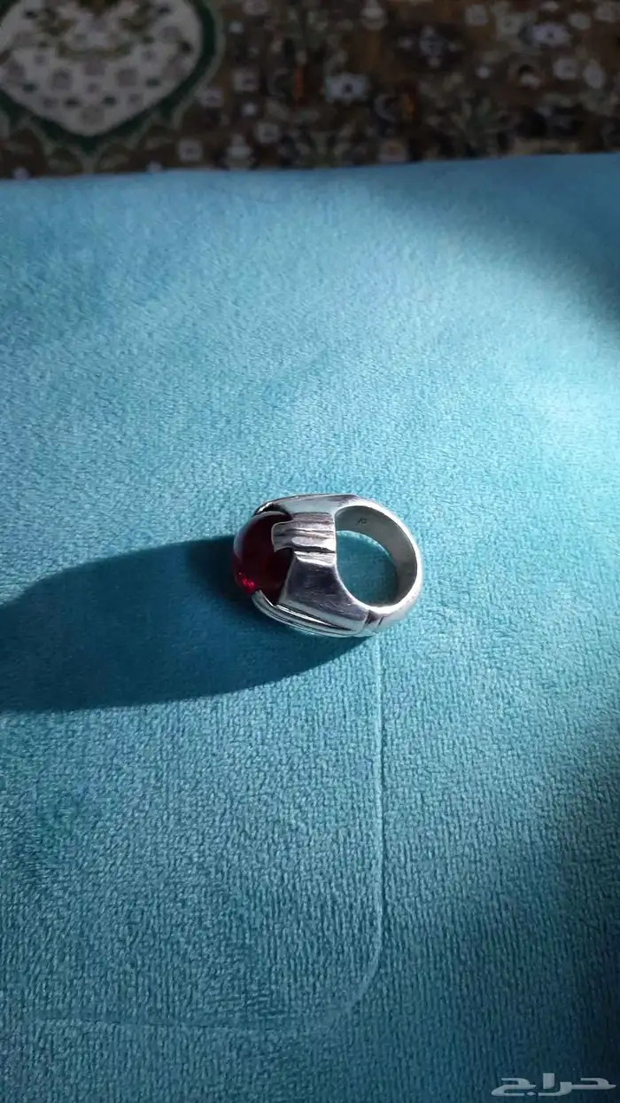خاتم ياقوت فخم جداَ 4