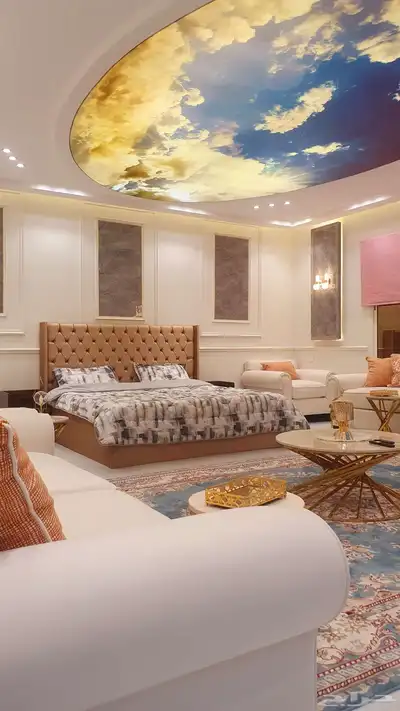 جناح تنفيذي ملكي خاص بجلسة كنب فاخر Vip 24