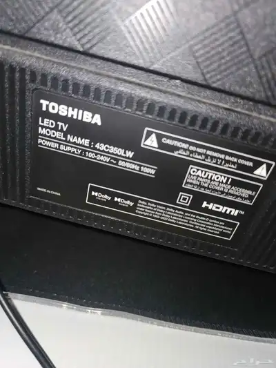 للبيع شاشة 43 Toshiba بوصة موديل 43C350LW (4K UHD) 2
